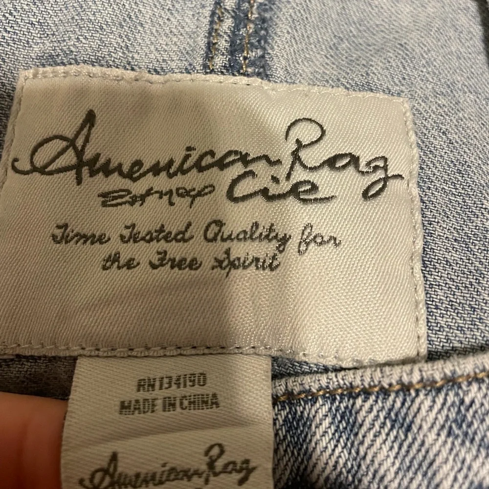 American Rag Light Blue Denim Overalls - Picture 5 of 5